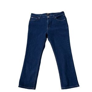 F&F Jeans Dark Wash Straight‎ Leg Jeans size 12